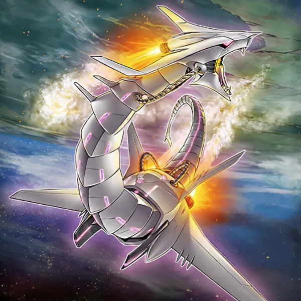 Cyber Dragon Rakete (Cyber Drago Rakete), original artwork from Structure Deck: Chimeratech Cyber (RD/SD0C)