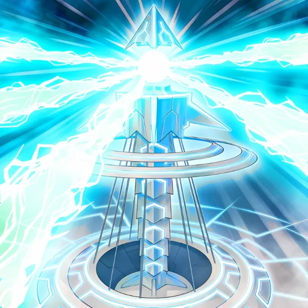 Cyber Pharos, original artwork from Legendary Duelists: White Dragon Abyss (LED3)