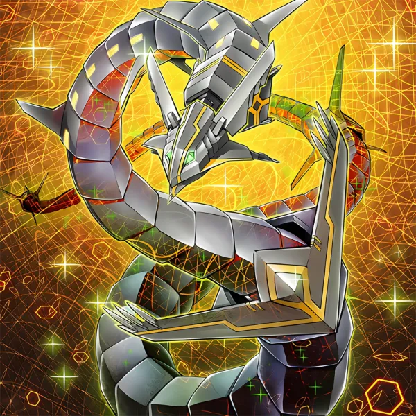 Cyber Stealth Dragon (Cyber Drago Stealth), original artwork from Over Rush Pack (RD/ORP1)