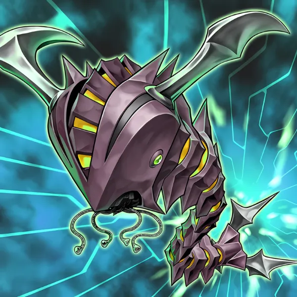 Cyberdark Cannon (Cannone Cyberoscuro), original artwork from Legendary Duelists (LEDU)