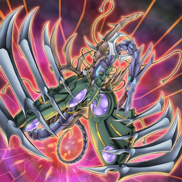 Cyberdark Chimera (Chimera Cyberoscura), original artwork from Structure Deck: Cyber Strike (SDCS)