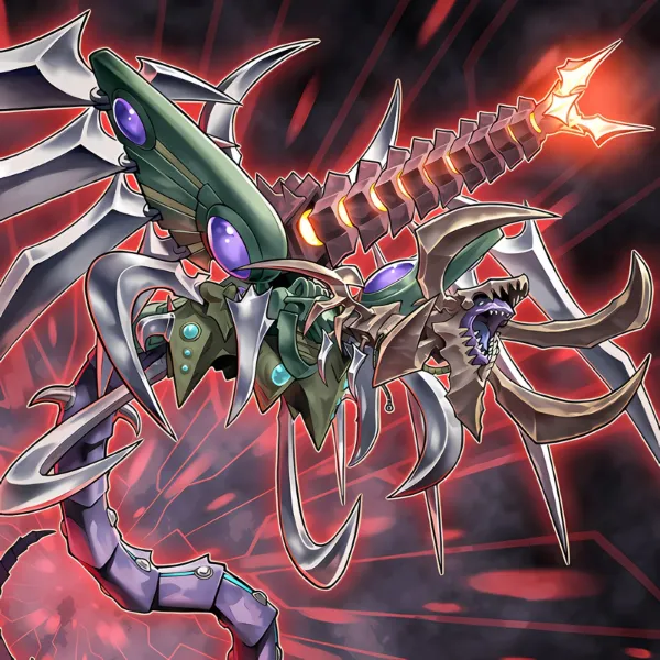 Cyberdarkness Dragon (Drago Cyberoscurità), original artwork from Legendary Duelists (LEDU)