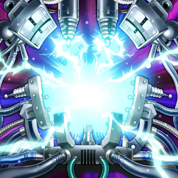 Cybernetic Fusion Support (Supporto di Fusione Cibernetica), original artwork from Crossed Souls (CROS)