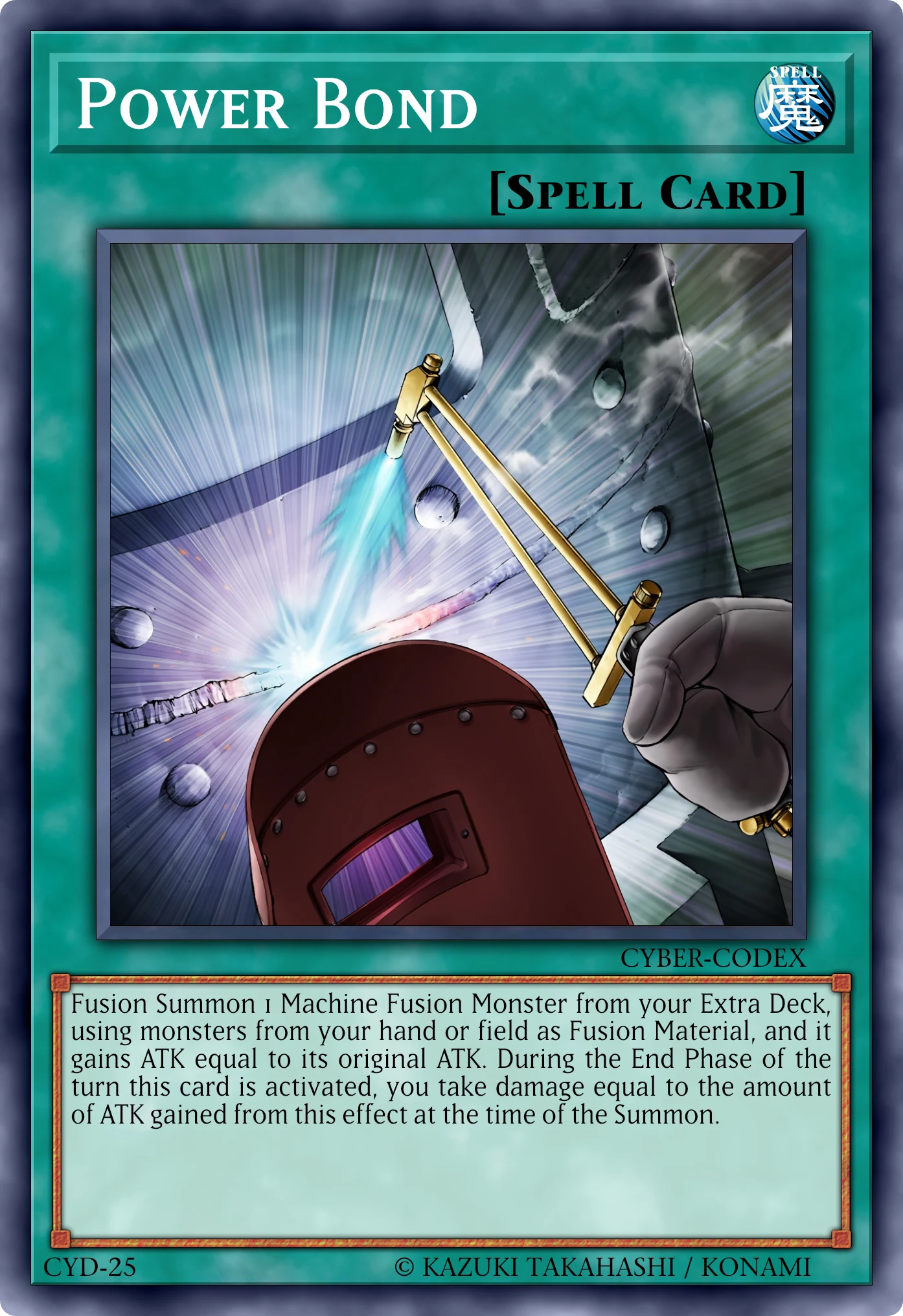 Power Bond (Vincolo di Potere) card, reconstructed: Normal Spell