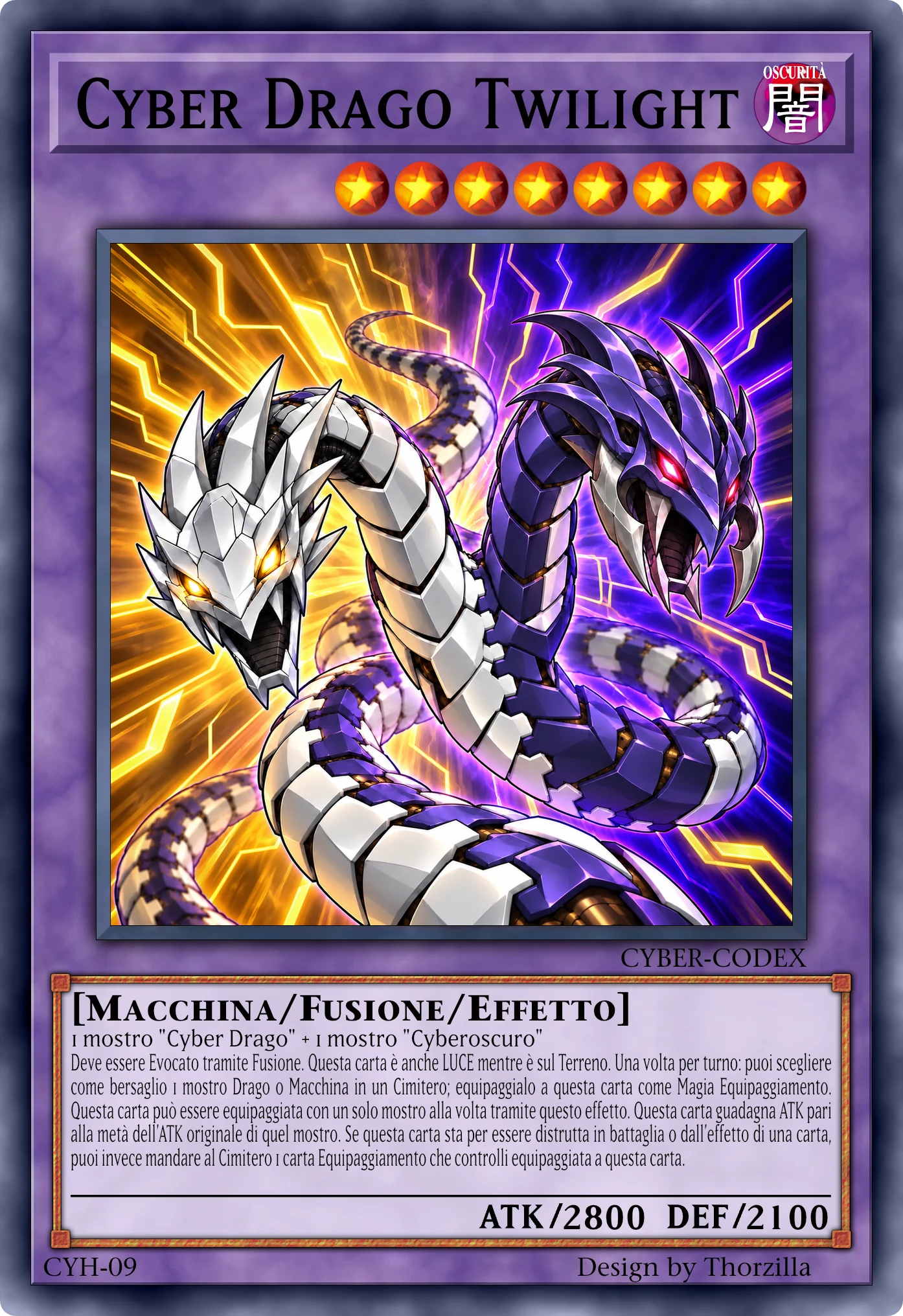 Carta di Cyber Drago Twilight