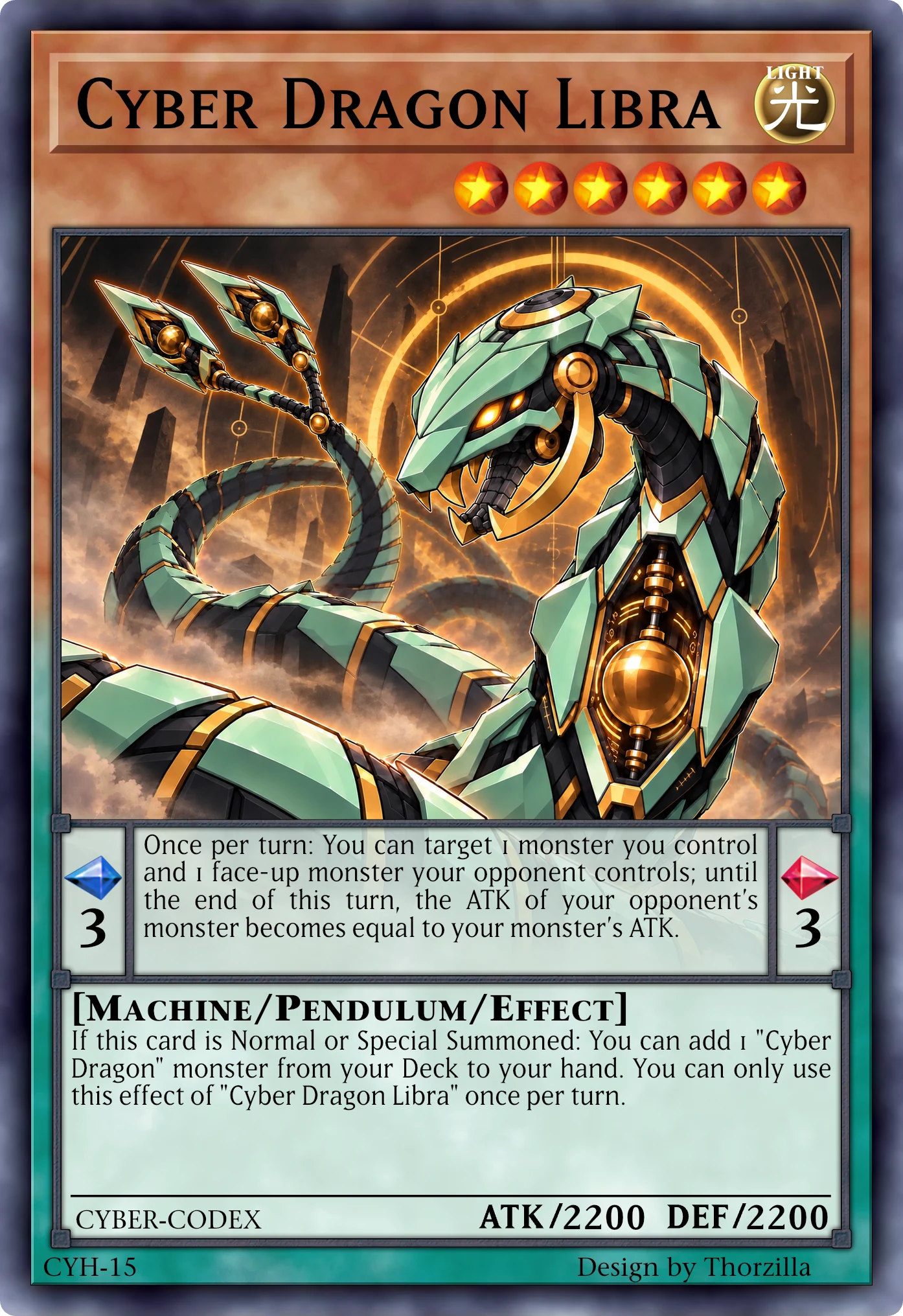 Cyber Dragon Libra card