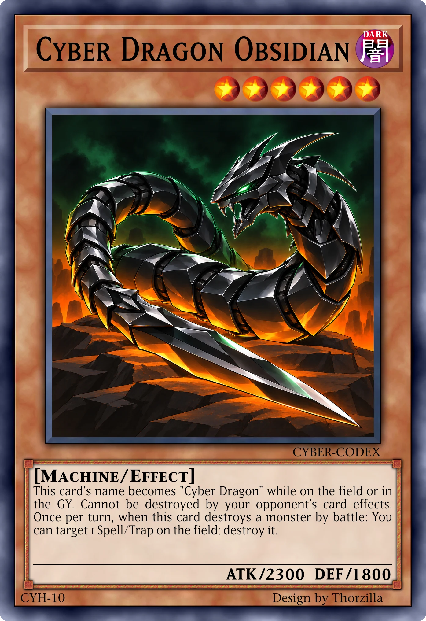 Cyber Dragon Obsidian card