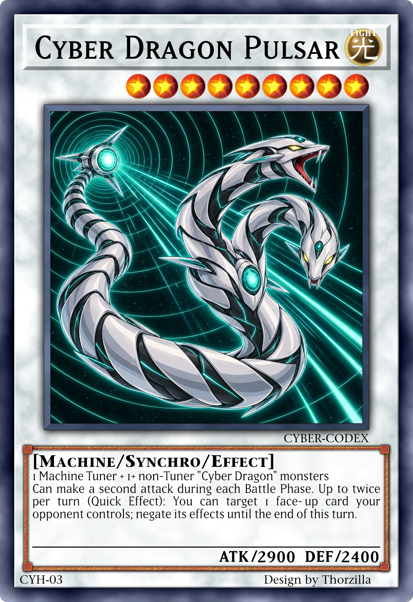 Cyber Dragon Pulsar card