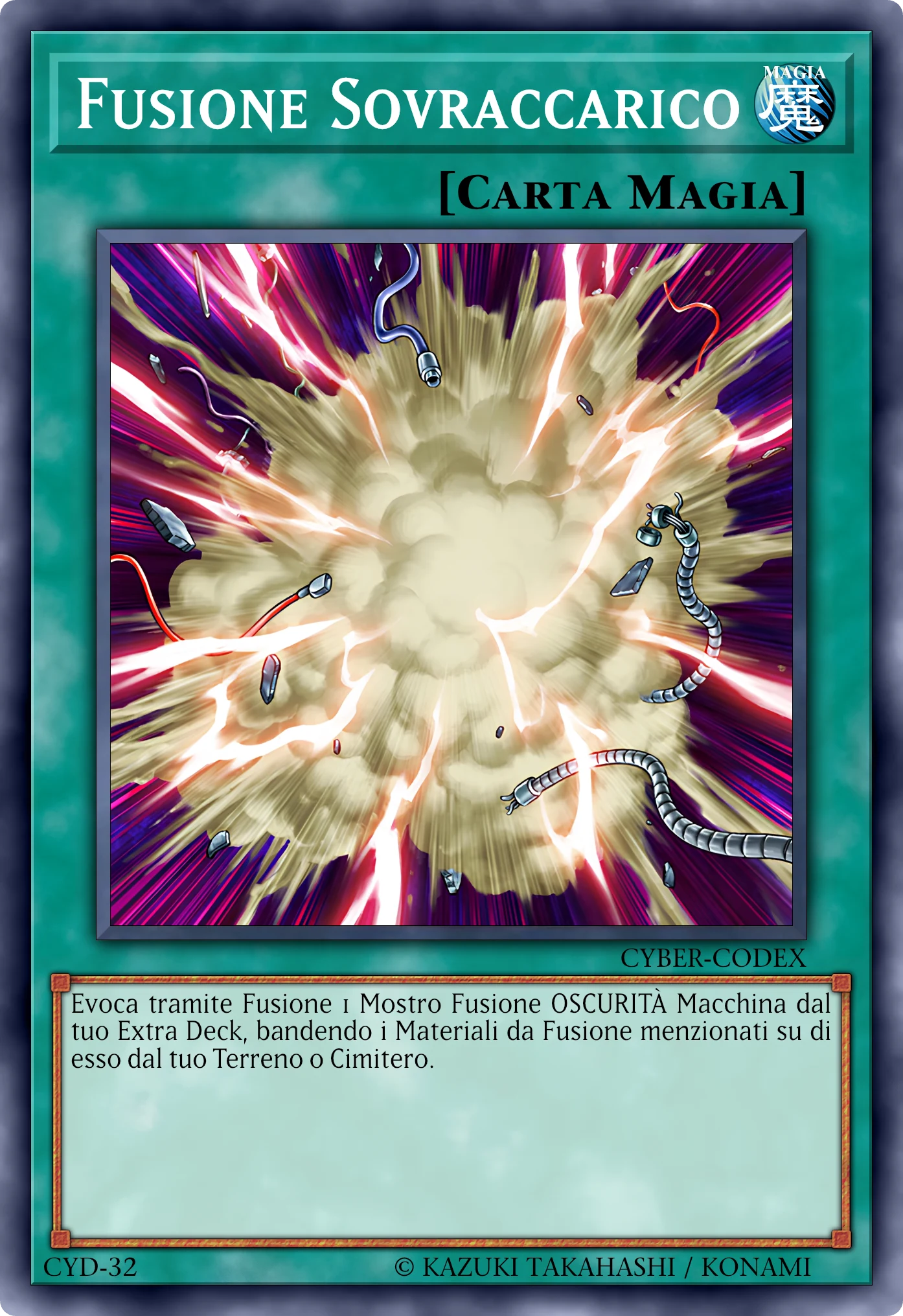 Carta Fusione Sovraccarico (Overload Fusion) ricostruita: Magia Normale