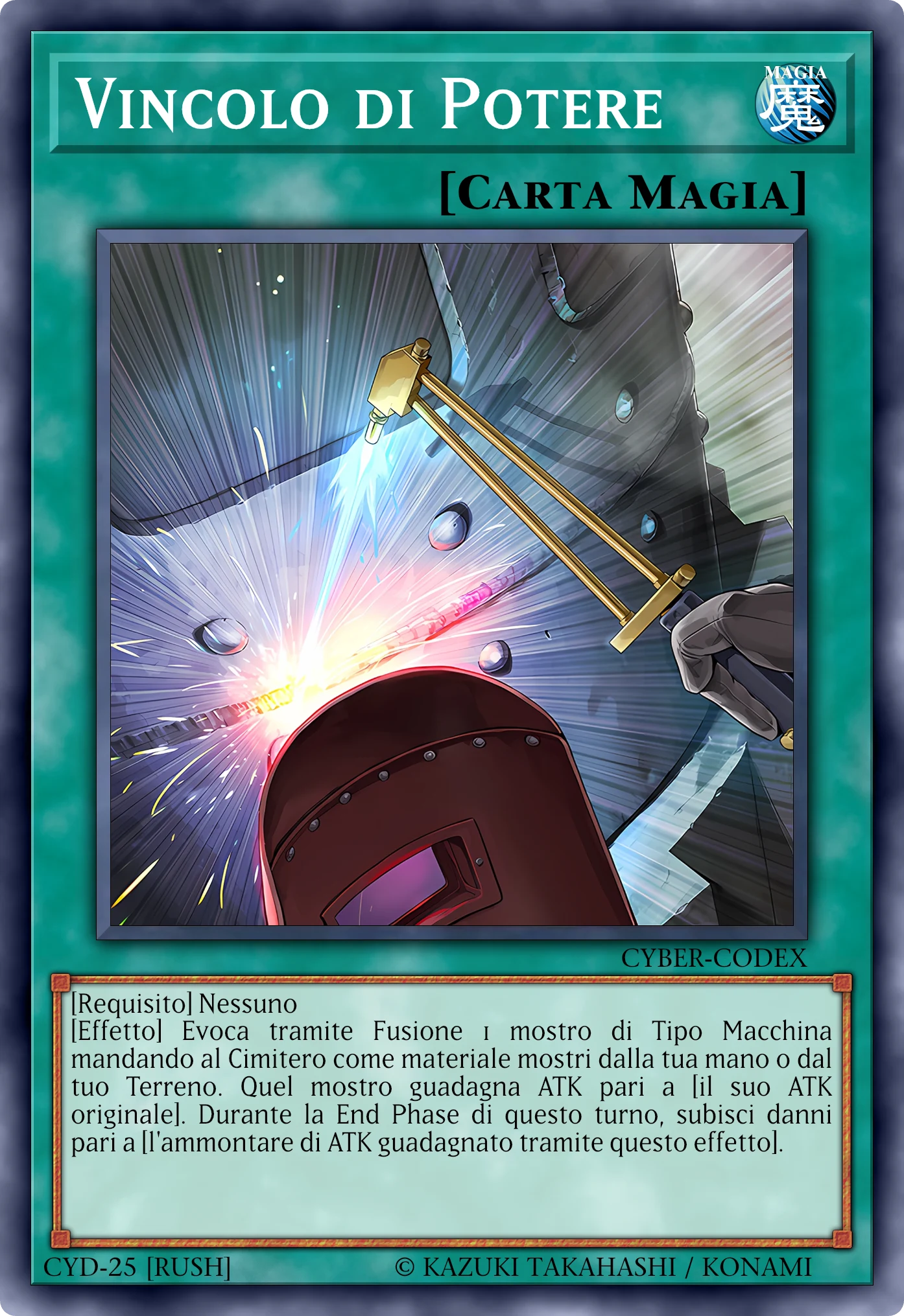 Carta Vincolo di Potere (Power Bond) · Versione Rush ricostruita: Magia Normale (Rush)