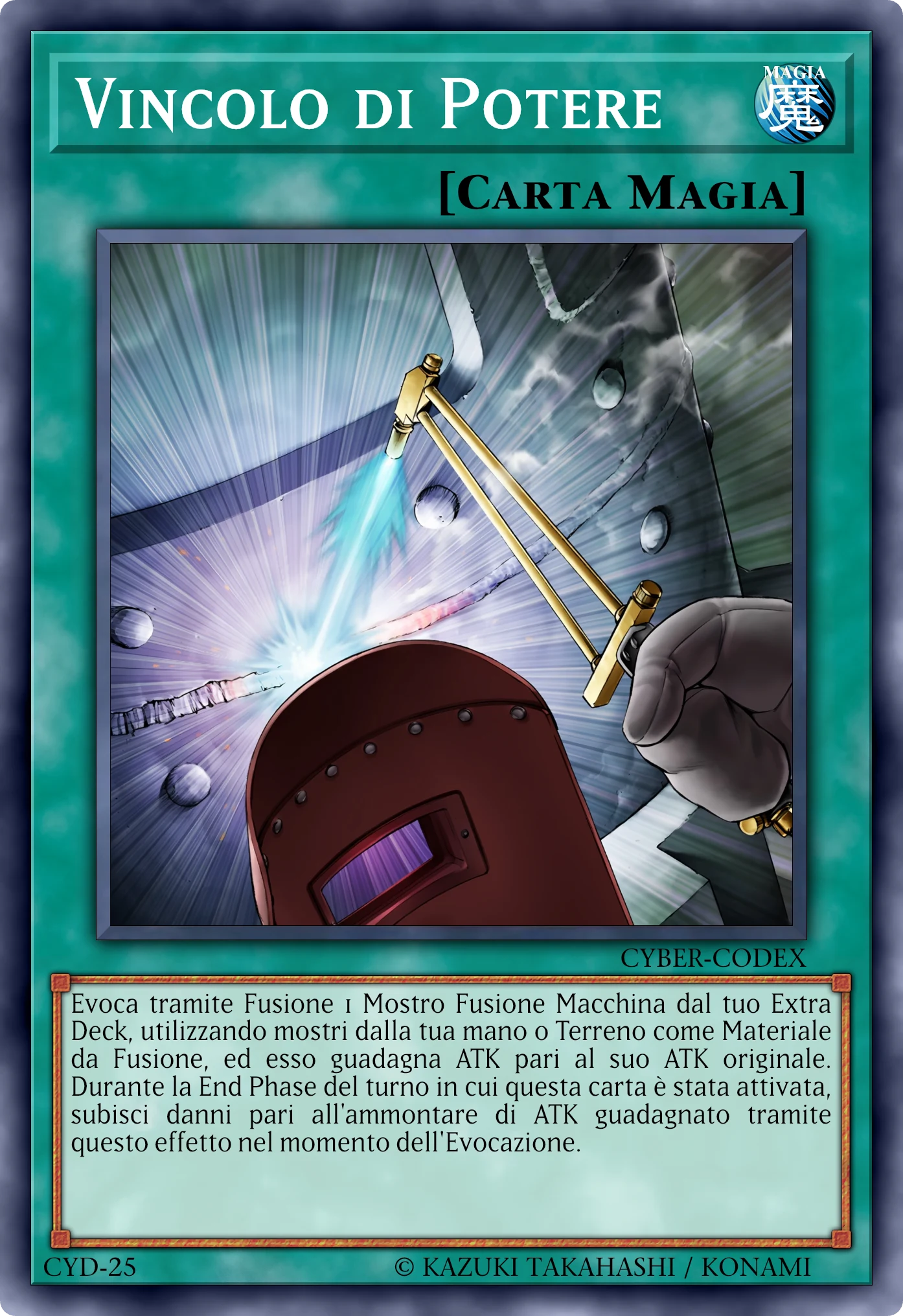 Carta Vincolo di Potere (Power Bond) ricostruita: Magia Normale